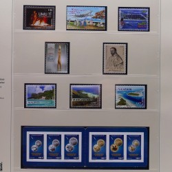 Collection timbres de Polynésie Française 1958-2024 neufs en 4 albums.