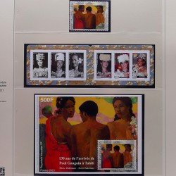 Collection timbres de Polynésie Française 1958-2024 neufs en 4 albums.