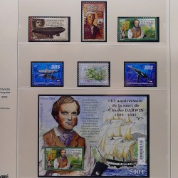 Collection timbres de Polynésie Française 1958-2024 neufs en 4 albums.