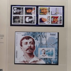 Collection timbres de Polynésie Française 1958-2024 neufs en 4 albums.