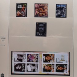Collection timbres de Polynésie Française 1958-2024 neufs en 4 albums.
