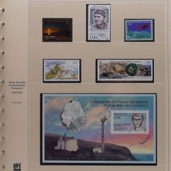 Collection timbres T.A.A.F. 2015-2025 neufs en deux albums.