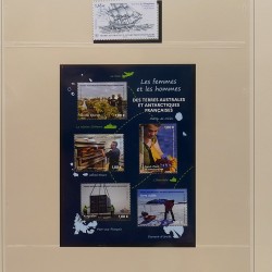 Collection timbres T.A.A.F. 2015-2025 neufs en deux albums.