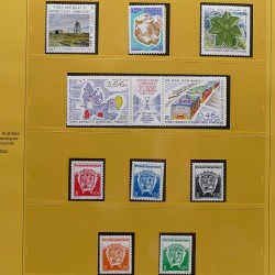 Collection timbres T.A.A.F. 2001-2014 neufs en un album.