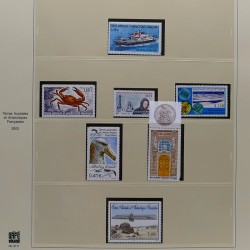 Collection timbres T.A.A.F. 2001-2014 neufs en un album.