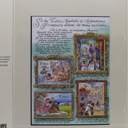 Collection timbres T.A.A.F. 2001-2014 neufs en un album.