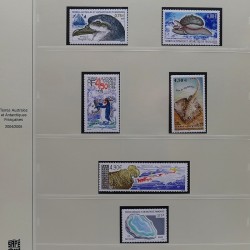 Collection timbres T.A.A.F. 2001-2014 neufs en un album.