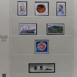 Collection timbres T.A.A.F. 2001-2014 neufs en un album.
