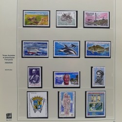 Collection timbres T.A.A.F. 2001-2014 neufs en un album.