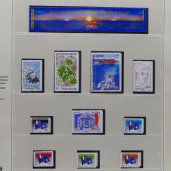 Collection timbres T.A.A.F. 2001-2014 neufs en un album.