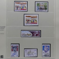 Collection timbres T.A.A.F. 2001-2014 neufs en un album.