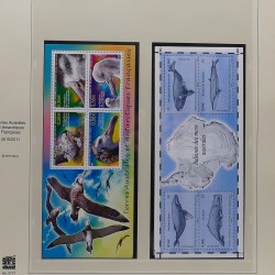 Collection timbres T.A.A.F. 2001-2014 neufs en un album.