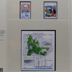 Collection timbres T.A.A.F. 2001-2014 neufs en un album.