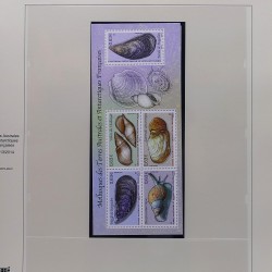 Collection timbres T.A.A.F. 2001-2014 neufs en un album.