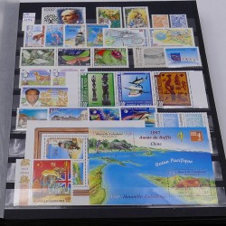 Collection timbres de Nouvelle Calédonie 1995-2019 neufs en un album.