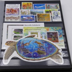 Collection timbres de Nouvelle Calédonie 1995-2019 neufs en un album.