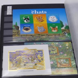 Collection timbres de Nouvelle Calédonie 1995-2019 neufs en un album.