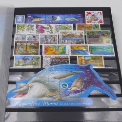 Collection timbres de Nouvelle Calédonie 1995-2019 neufs en un album.