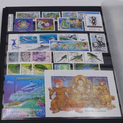 Collection timbres de Nouvelle Calédonie 1995-2019 neufs en un album.