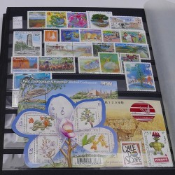 Collection timbres de Nouvelle Calédonie 1995-2019 neufs en un album.