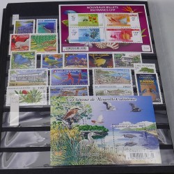 Collection timbres de Nouvelle Calédonie 1995-2019 neufs en un album.