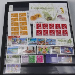 Collection timbres de Nouvelle Calédonie 1995-2019 neufs en un album.