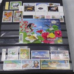 Collection timbres de Nouvelle Calédonie 1995-2019 neufs en un album.