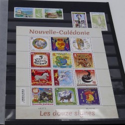 Collection timbres de Nouvelle Calédonie 1995-2019 neufs en un album.