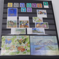 Collection timbres de Mayotte 1997-2008 neufs** en un album.