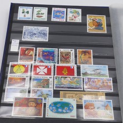 Collection timbres de Wallis et Futuna 1995-2019 neufs** en un album.