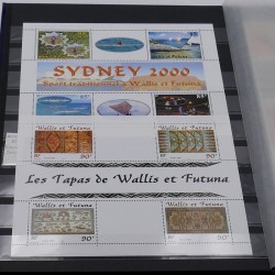 Collection timbres de Wallis et Futuna 1995-2019 neufs** en un album.