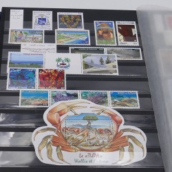 Collection timbres de Wallis et Futuna 1995-2019 neufs** en un album.