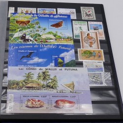 Collection timbres de Wallis et Futuna 1995-2019 neufs** en un album.