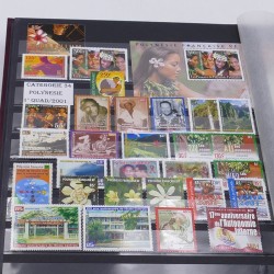 Collection timbres de Polynésie Française 1995-2020 neufs** en un album.
