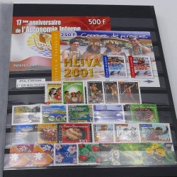 Collection timbres de Polynésie Française 1995-2020 neufs** en un album.