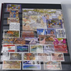 Collection timbres de Polynésie Française 1995-2020 neufs** en un album.