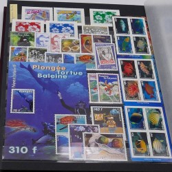Collection timbres de Polynésie Française 1995-2020 neufs** en un album.