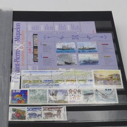Collection timbres de Saint Pierre et Miquelon 1986-2020 neufs** en un album.