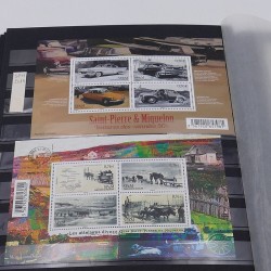 Collection timbres de Saint Pierre et Miquelon 1986-2020 neufs** en un album.