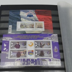 Collection timbres de Saint Pierre et Miquelon 1986-2020 neufs** en un album.