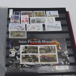 Collection timbres de Saint Pierre et Miquelon 1986-2020 neufs** en un album.