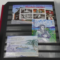 Collection timbres de Saint Pierre et Miquelon 1986-2020 neufs** en un album.