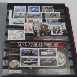 Collection timbres de Saint Pierre et Miquelon 1986-2020 neufs** en un album.