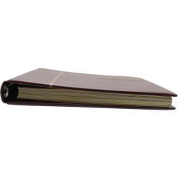 Reliure Safe garnie de 40 feuilles neutres pour philatéliste.