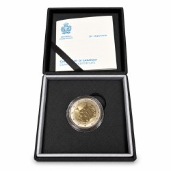 2 euros commémorative Saint Marin 2026 - Titien polissage inversé en coffret BE.