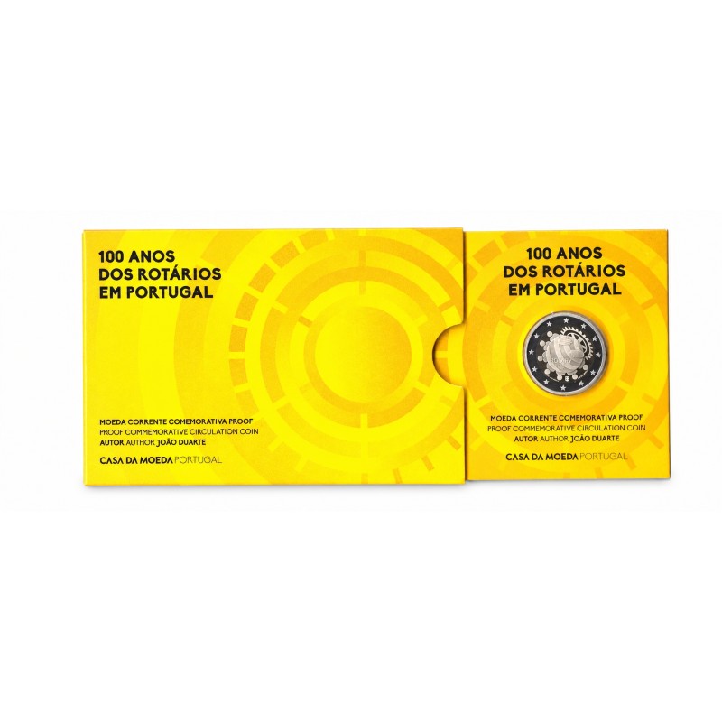 2 euros commémorative Portugal 2026 - Rotary Club en coffret BE.