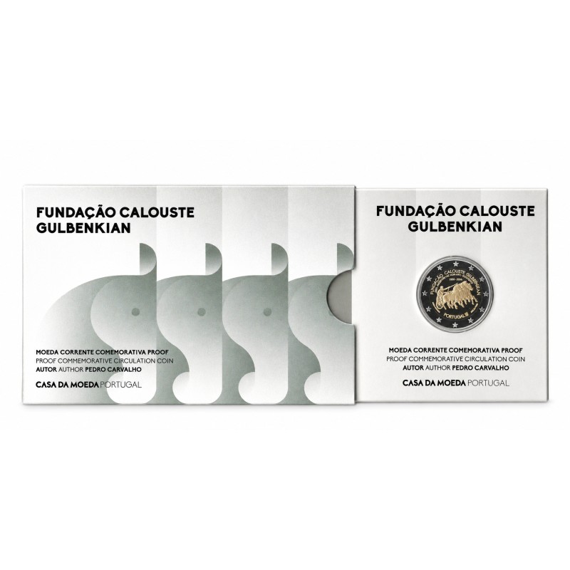 2 euros commémorative Portugal 2026 - Calouste Gulbenkian en coffret BE.