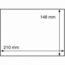 Pochettes de protection pour cartes de classement format A5. (HP60)