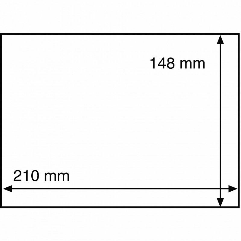 Pochettes de protection pour cartes de classement format A5. (HP60)