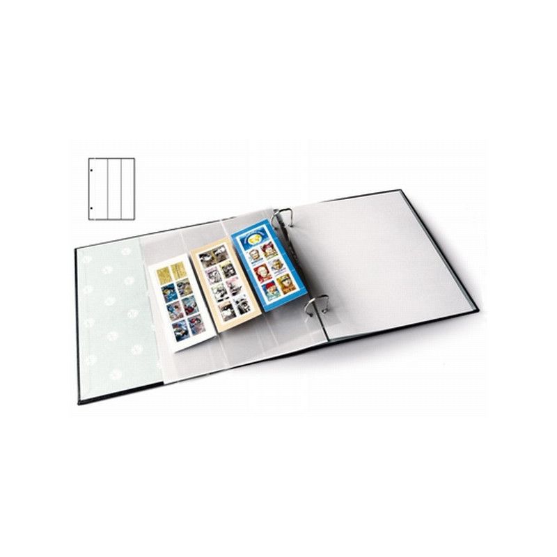Recharges Futura Yvert à 3 bandes verticales pour carnets de timbres. (C30)